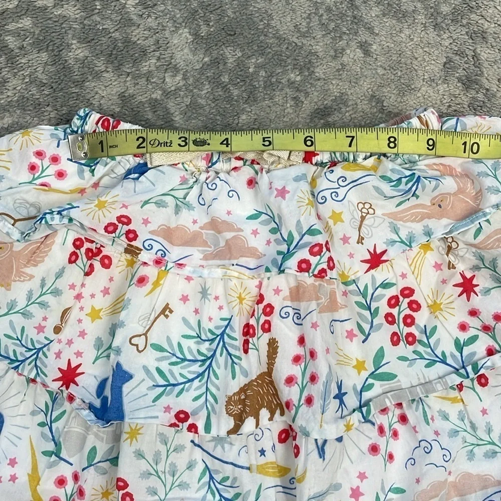 New Mini Boden x Harry Potter Patronus Tiered Ruffle Skirt Girls Sz 4-5Y
